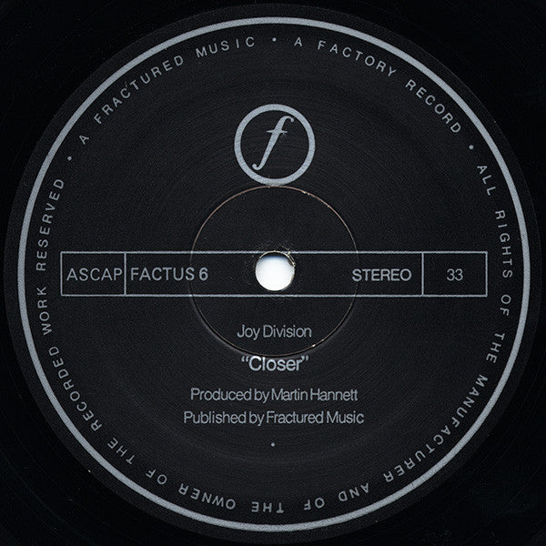 Joy Division : Closer (LP, Album)