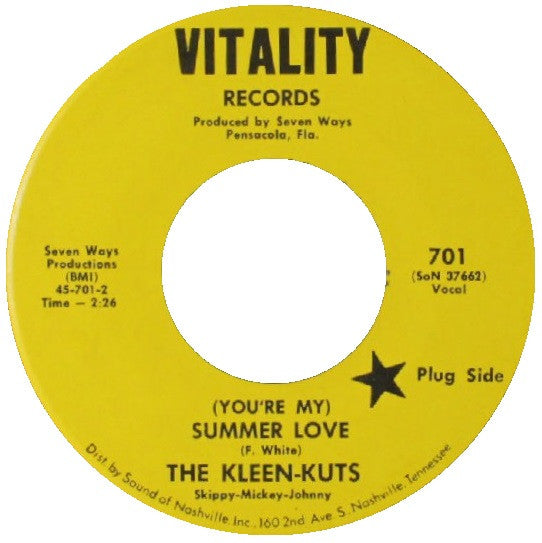 The Kleen-Kuts : I've Found A New Love / (You're My) Summer Love (7")