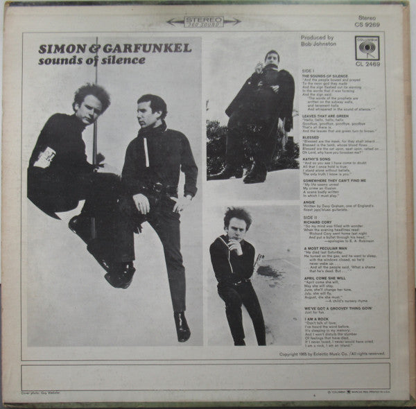 Simon & Garfunkel : Sounds Of Silence (LP, Album)