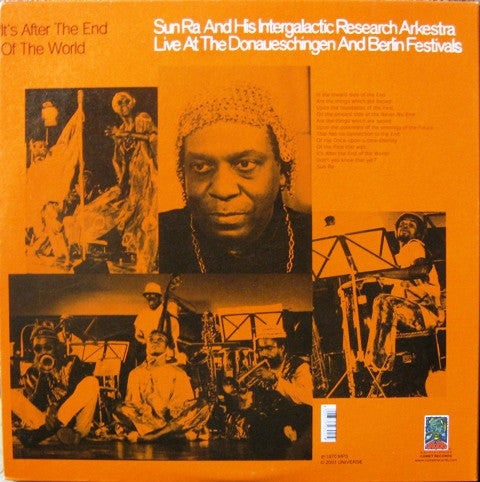 Sun Ra And His Intergalactic Research Arkestra* : It's After The End Of The World - Live At The Donaueschingen And Berlin Festivals (LP, Album, RE, 180)
