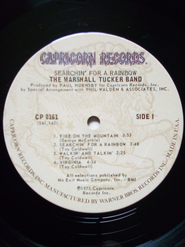 The Marshall Tucker Band : Searchin' For A Rainbow (LP, Album, Ter)