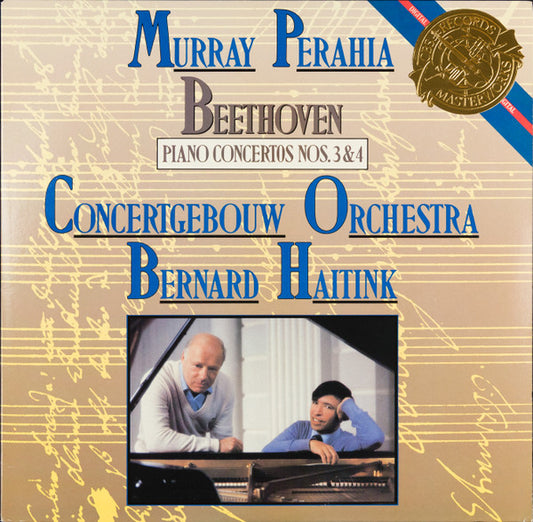 Beethoven* - Murray Perahia, Concertgebouw Orchestra*, Bernard Haitink : Piano Concertos Nos. 3 & 4 (LP, Album)