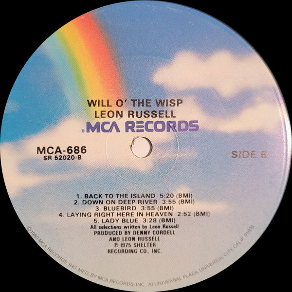 Leon Russell : Will O' The Wisp (LP, Album, RE)