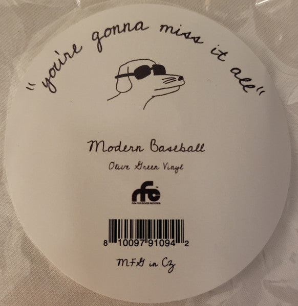 Modern Baseball : You're Gonna Miss It All (LP, Album, RP, Oli)