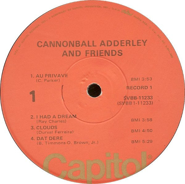 Cannonball Adderley : Cannonball Adderley And Friends (2xLP, Comp, Gat)