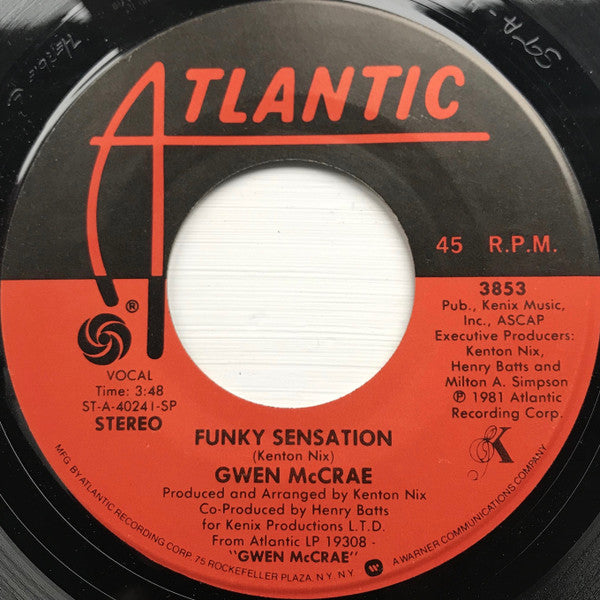 Gwen McCrae : Funky Sensation (7", SP )