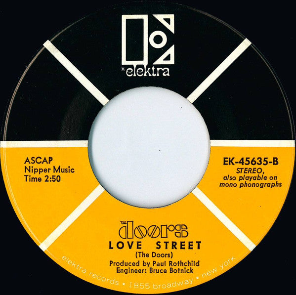 The Doors : Hello, I Love You (7", Single, RP)