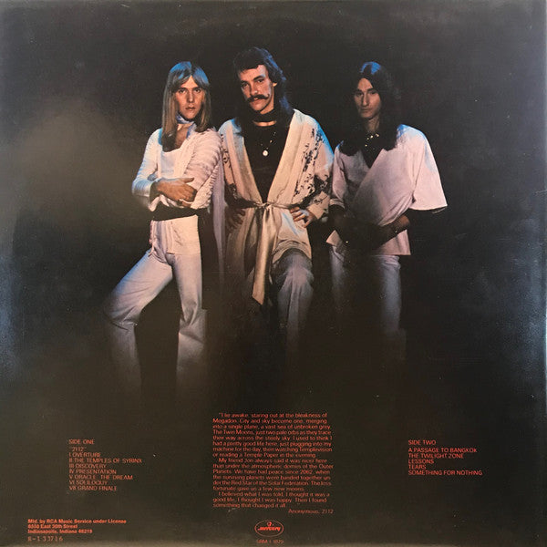 Rush : 2112 (LP, Album, Club, RCA)