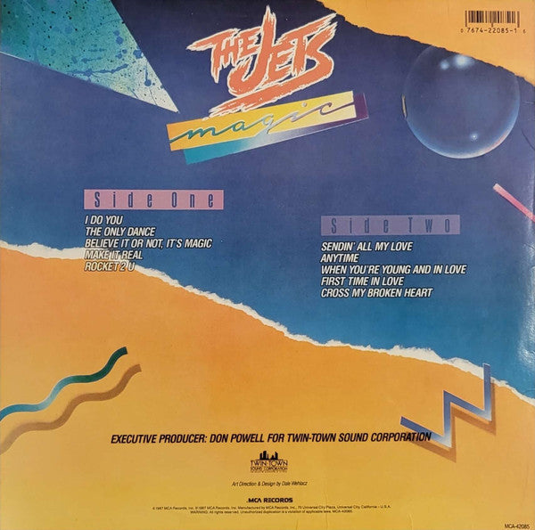 The Jets : Magic (LP, Album, Pin)