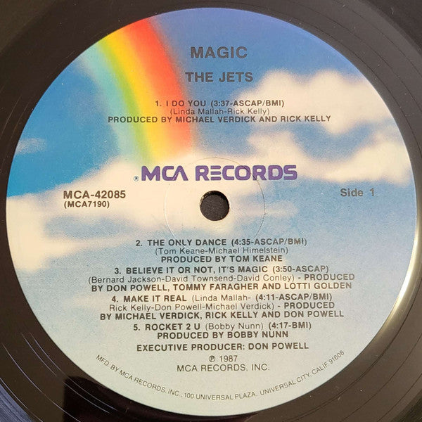 The Jets : Magic (LP, Album, Pin)