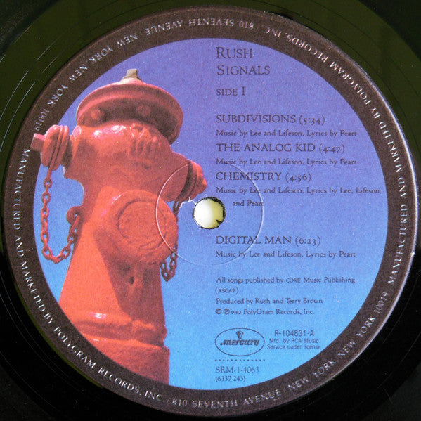 Rush : Signals (LP, Album, Club, RE)