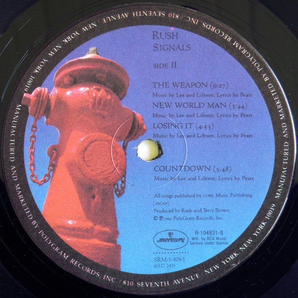 Rush : Signals (LP, Album, Club, RE)