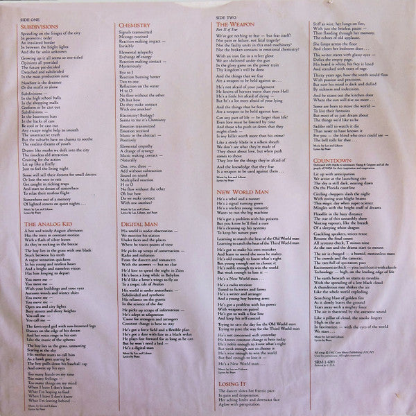 Rush : Signals (LP, Album, Club, RE)