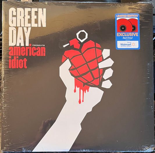 Green Day : American Idiot (2xLP, Album, Ltd, RE, RP, Red)