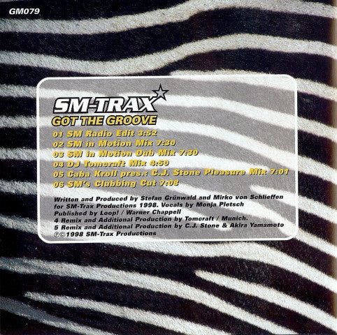 SM-Trax : Got The Groove (CD, Maxi)