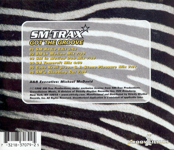 SM-Trax : Got The Groove (CD, Maxi)