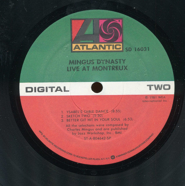 Mingus Dynasty : Live At Montreux (LP, Album)