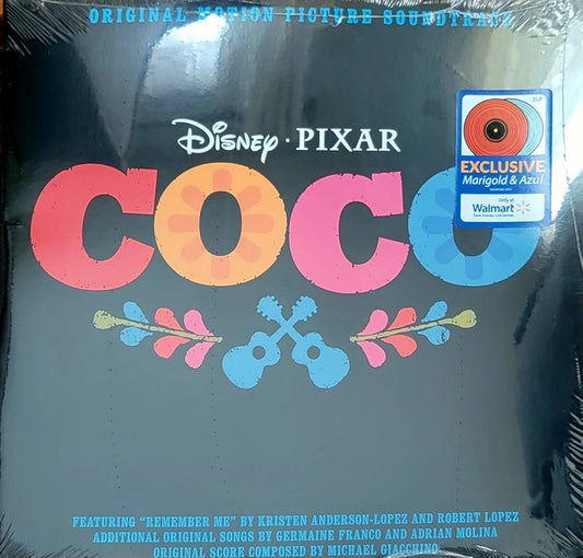 Michael Giacchino, Various : Coco (Original Motion Picture Soundtrack)  (LP, Mar + LP, Azu + Album, RE)