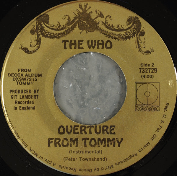 The Who : See Me, Feel Me (7", Single, Gol)