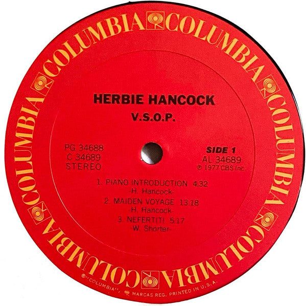 Herbie Hancock : V.S.O.P. (2xLP, Album, Pit)