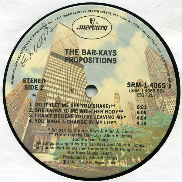 Bar-Kays : Propositions (LP, Album, 26)
