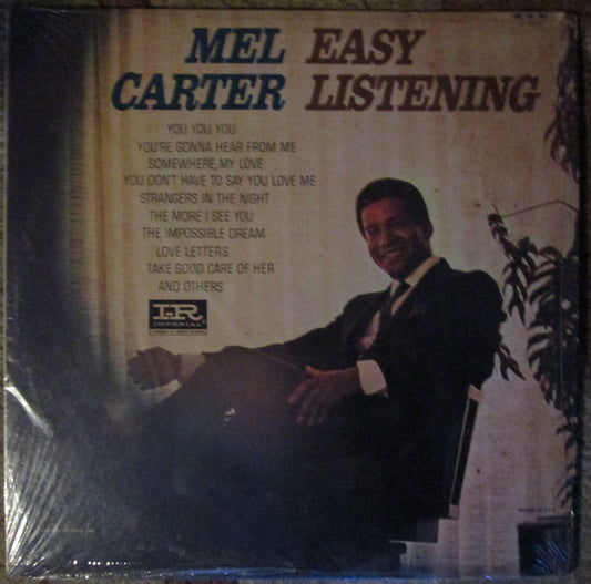 Mel Carter : Easy Listening (LP, Album, Mono)