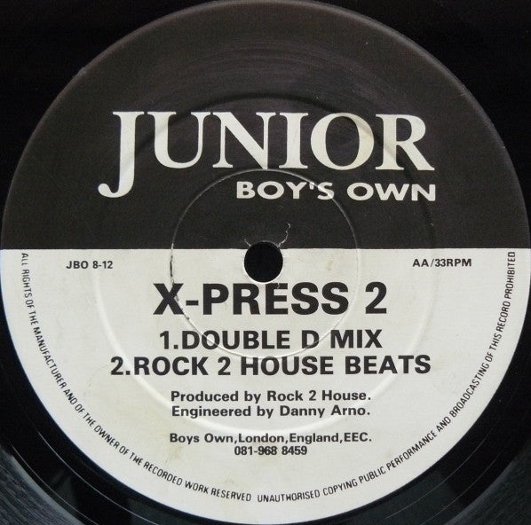 X-Press 2 : Muzik Xpress (12")
