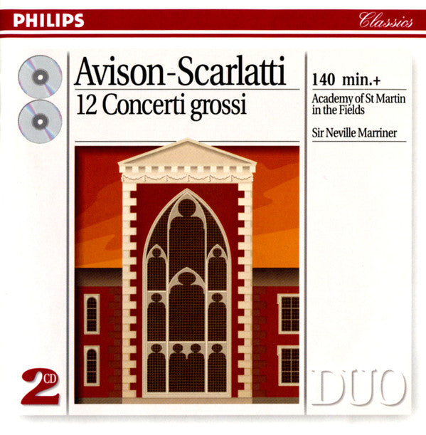 Avison* - Scarlatti*, Academy of St Martin in the Fields*, Sir Neville Marriner : 12 Concerti Grossi (2xCD, RM)