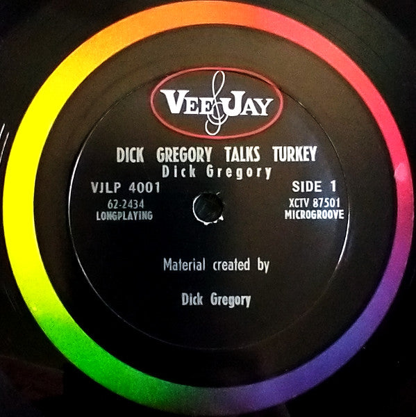 Dick Gregory : Talks Turkey (LP, Album, Mono, Bri)
