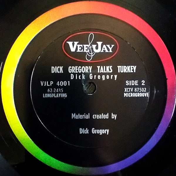 Dick Gregory : Talks Turkey (LP, Album, Mono, Bri)