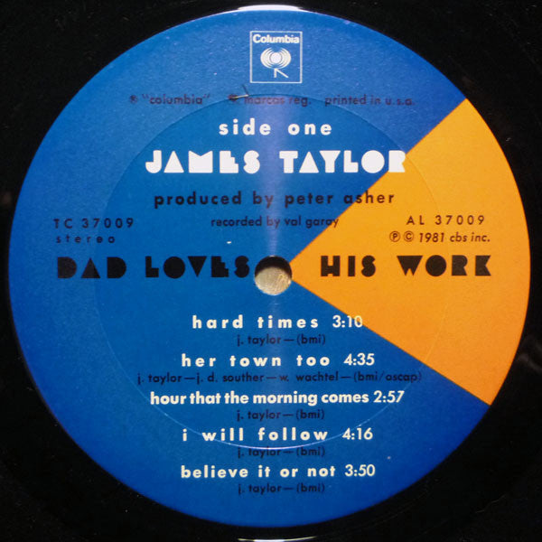 James Taylor (2) : Dad Loves His Work (LP, Album, San)
