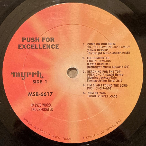 Various : Push For Excellence (LP, Album)