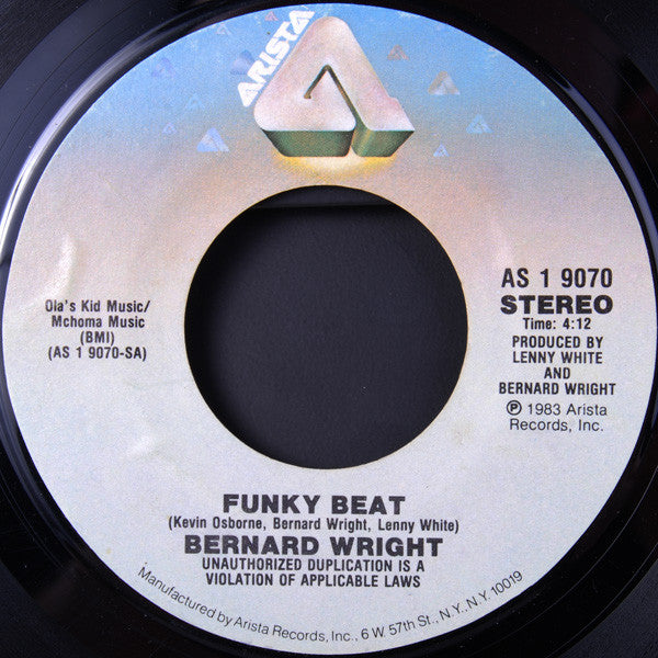 Bernard Wright : Funky Beat (7")