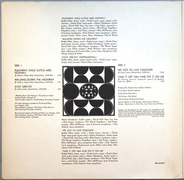 Buddy Miles : We Got To Live Together (LP, Album, Ter)