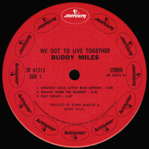Buddy Miles : We Got To Live Together (LP, Album, Ter)