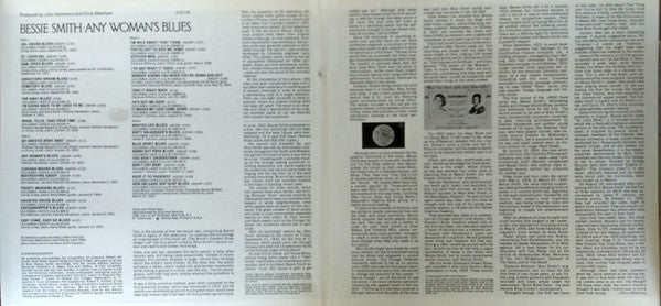 Bessie Smith : Any Woman's Blues (2xLP, Comp, Mono, RE, Gat)