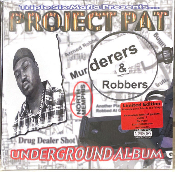 Triple Six Mafia* Presents... Project Pat : Murderers & Robbers (LP, Album, Ltd, RE, Tra)