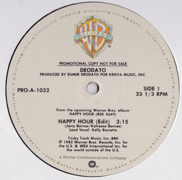 Deodato* : Happy Hour (12", Promo)