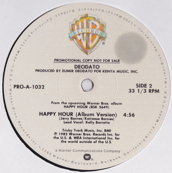 Deodato* : Happy Hour (12", Promo)