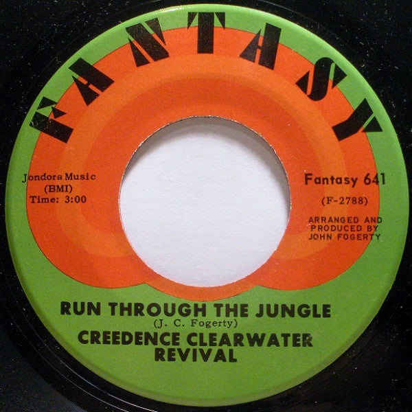 Creedence Clearwater Revival : Run Through The Jungle / Up Around The Bend (7", Single, Roc)