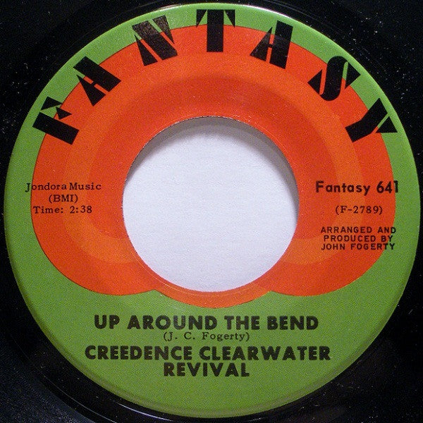 Creedence Clearwater Revival : Run Through The Jungle / Up Around The Bend (7", Single, Roc)