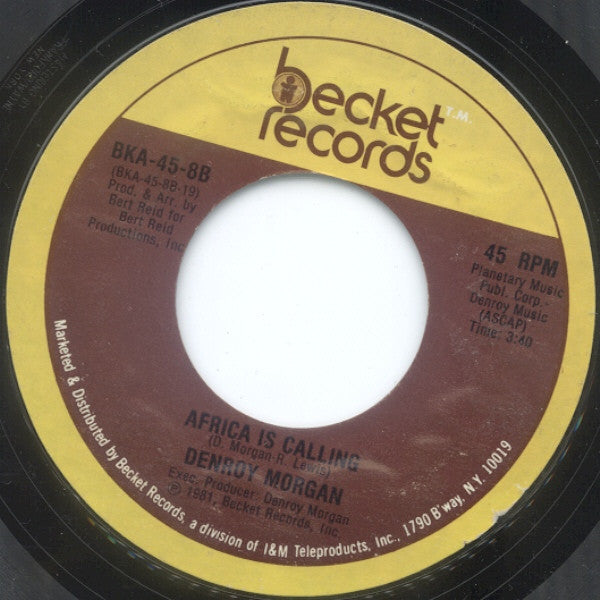 Denroy Morgan : Sweet Tender Love (7", Styrene)