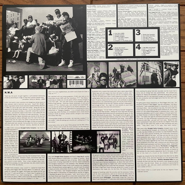 N.W.A. : Greatest Hits (2xLP, Comp, RE)