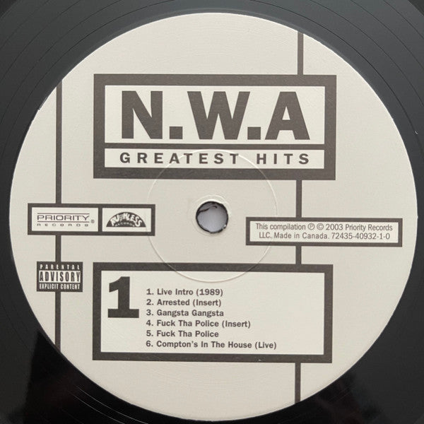 N.W.A. : Greatest Hits (2xLP, Comp, RE)