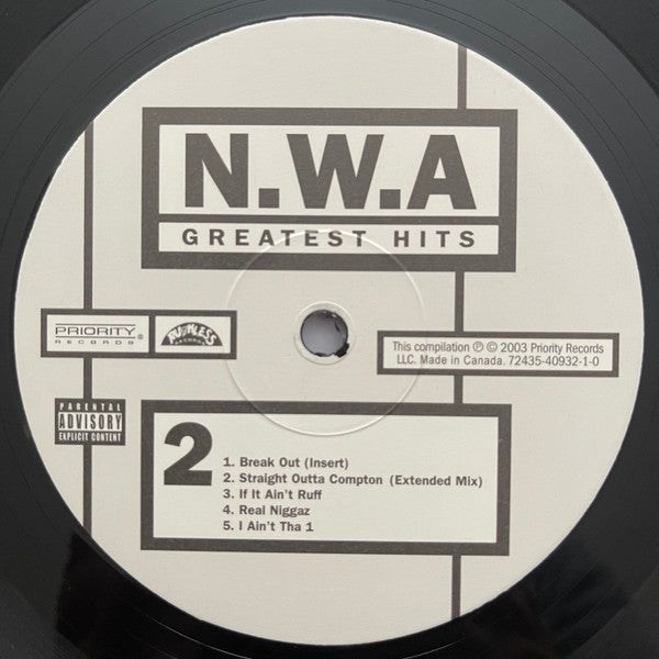 N.W.A. : Greatest Hits (2xLP, Comp, RE)