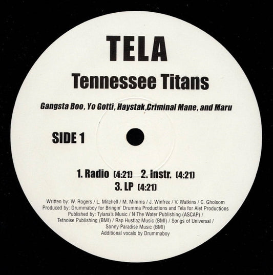 Tela : Tennessee Titans / Incredible (12")