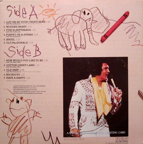 Elvis* : Elvis Sings For Children And Grownups Too! (LP, Comp, Ind)