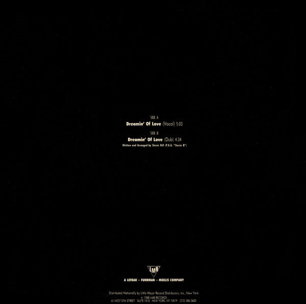 "Stevie B"* : Dreamin' Of Love (12")
