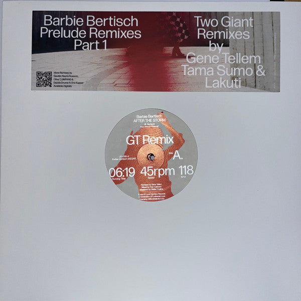 Barbie Bertisch : Prelude Remixes Prt 1 (12")