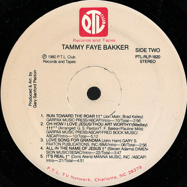 Tammy Faye Bakker : Run Toward The Roar (LP, Album)